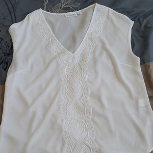 White embroidered blouse